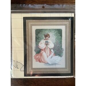Lavender & Lace‎ Lady Claire Cross Stitch Pattern LL45 NIP